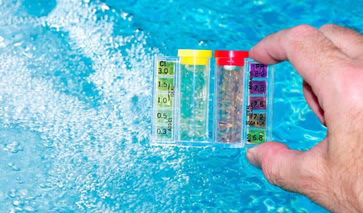 Test de cloro y ph para piscinas